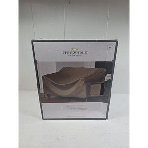 Threshold Heavy Duty Outdoor Love Seat Cover Weather Resistance UV Protection